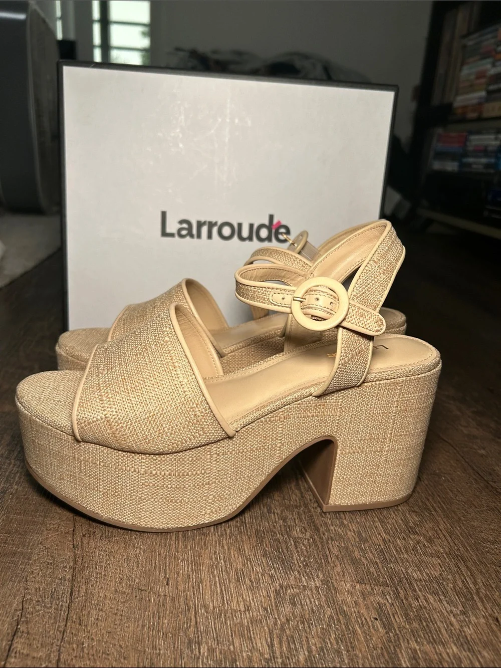 Larroude Misso Platform Strap Sandal